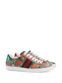 Gucci Ace GG Gucci Strawberry sneakers Ace GG Gucci Strawberry sneakers at Farfetch